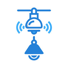 Poster - Smart Street Light Icon: Connectivity, Automation, and Modern Urban Technology