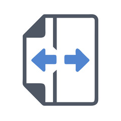 Poster - File Transfer Icon: Data Exchange, File Sharing, Conversion Concept