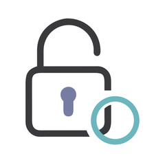 Poster - Unlocked Security: A Symbol of Freedom, Access, and Openness in Business
