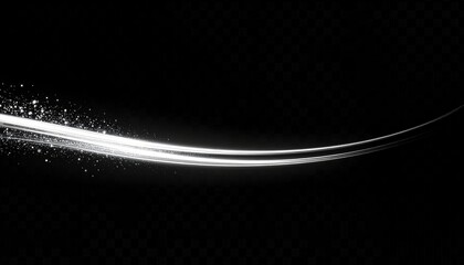 Poster - Dynamic light trail event abstract creative space digital art dark background high contrast visual concept