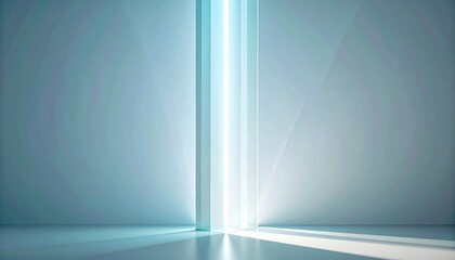 Poster - Illuminating light patterns abstract setting digital art minimalist environment close-up view modern design concepts for visual impact