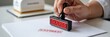 © mediastok.ai - Document stamped expired with a red stamp
