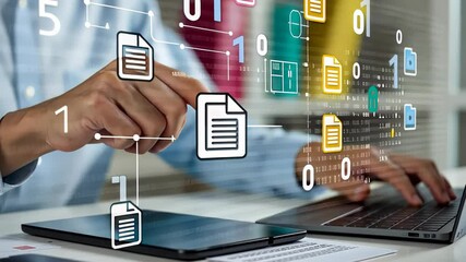 Poster - Exploring digital innovation in data management through hands-on interaction and advanced technology Generative AI