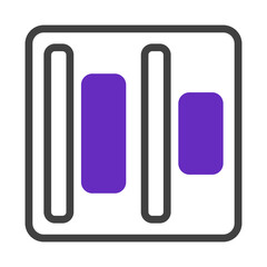 Poster - Abstract visual representation of a conceptual organization and arrangement