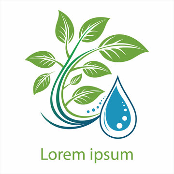 Wellness logo modern vibrant nature