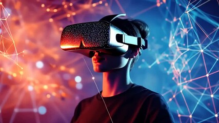 Poster - Exploring new realities through immersive technology in a vibrant digital landscape Generative AI