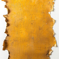 Poster - Bright yellow paint dripped in a random pattern on a rustic surface creating a vivid visual impact