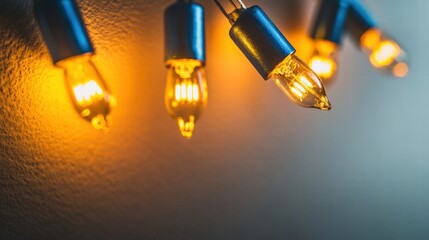 Poster - A beautifully crafted string of decorative lights adding a magical touch to any setting