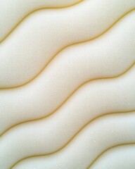 Poster - Abstract white surface covered with numerous small white dots creating an intriguing visual effect