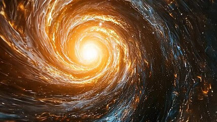 Wall Mural - stunning abstract image of cosmic swirl in vibrant colors and lights