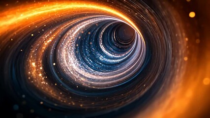 Wall Mural - Vortex of Light and Energy in Cosmic Space Exploration Scene