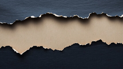 Poster - Creative Background of Torn Paper with Dark Canvas Texture Showing Contrast Between Light and Dark Colors for Artistic Use in Digital Designs and Illustrations