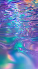 Poster - Colorful water reflections abstract art environment digital artwork vibrant atmosphere close-up view