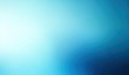 Poster - Soft blue abstract gradient background with smooth light and dark transitions.