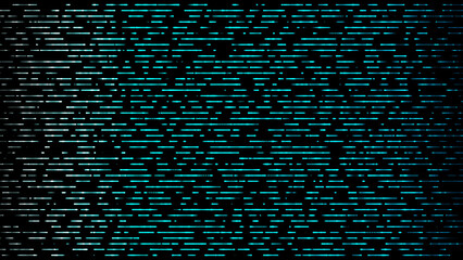 Fototapete - Digital abstract forms movement particle lines with multicolor motion graphics. Abstract digital cyber background