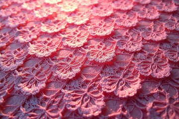 Geometric pattern lace fabric, close-up showing texture , background, modern, grid