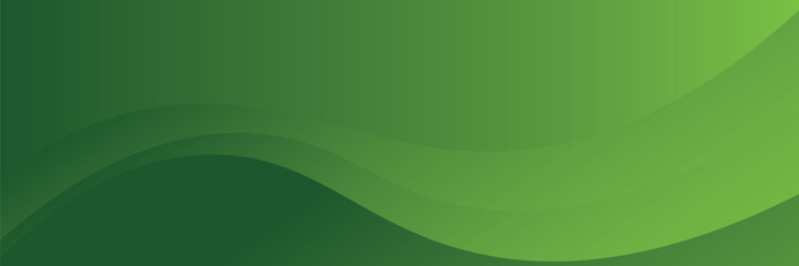 Wall Mural - abstract green wavy background. vector eps 10