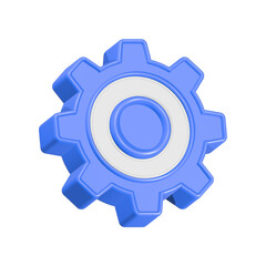 Poster - gear setting 3d rendering machine setting