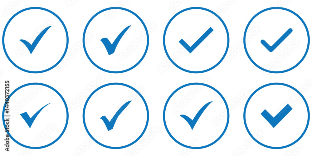 Check box icon with correct, accept checkmark icons tick box checked ...