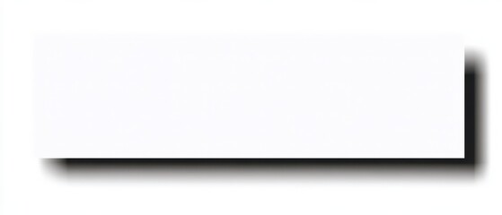 Wall Mural - white rectangle with soft shadow on white background concept of empty space, mockup, and graphic res