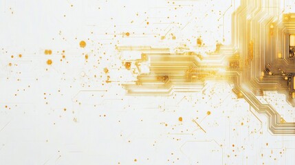 Poster - technological advancement showcase digital world abstract art modern environment top-down view innov