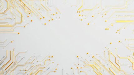 Poster - Innovative technology circuit design digital space graphic illustration modern environment overhead viewpoint futuristic concept