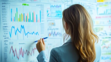 Poster - data analysis session office business insights corporate environment professional perspective