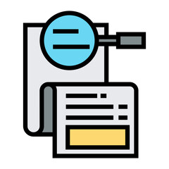 Poster -  data analytic   vector icon