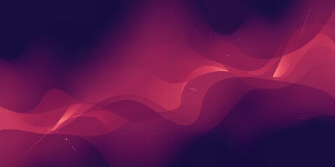 Poster - abstract magenta waves with light streaks and dark background creating a dreamy effect
