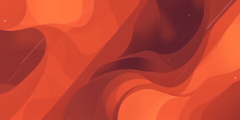 Poster - abstract orange and brown wavy background with subtle light streaks and small dots scattered