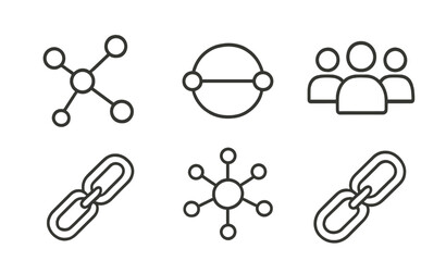 Poster - Conceptual illustrations of networking and connectivity in communication design for modern technology
