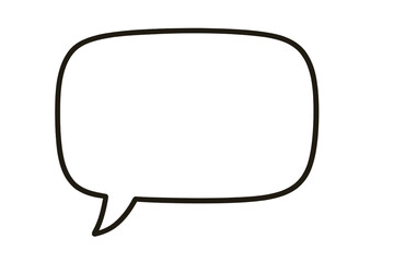 Poster - Creative blank speech bubble for various art and design projects, perfect for adding personalized messages or quotes