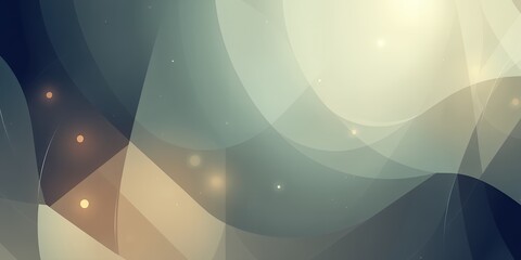 Poster - Abstract background with flowing shapes and light spots creating a dreamy atmosphere look