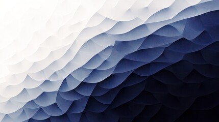 Poster - abstract blue and white wave texture background.
