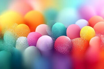 Poster - a colorful background with white snowflakes