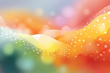 Aufkleber - A colorful background with white snowflakes