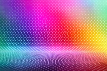 Aufkleber - A colorful background with white snowflakes