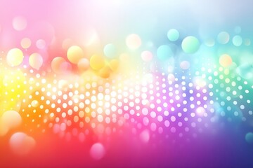 Aufkleber - A colorful background with white snowflakes