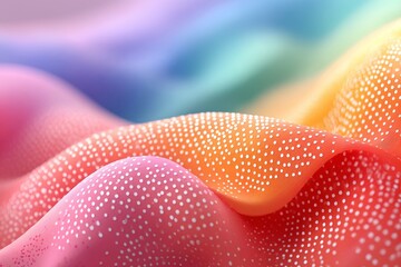 Aufkleber - A colorful background with white snowflakes