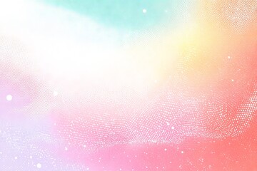 Aufkleber - A colorful background with white snowflakes