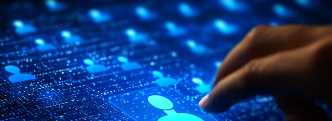 Poster - A hand-selected icon on the screen