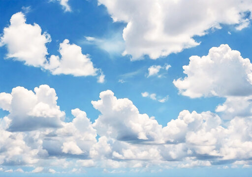 There are no signs of storms or dark clouds —