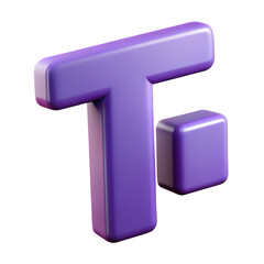 Poster - Purple land transportation icon high quality 3d rendering modern style isolated background clean design