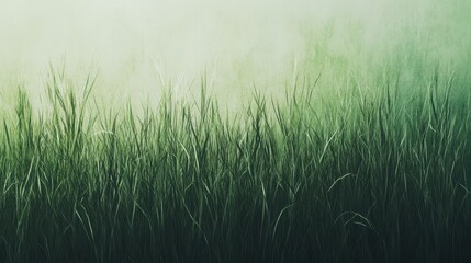 Poster - Ideal for a digital design project, green gradient background with a textured grain