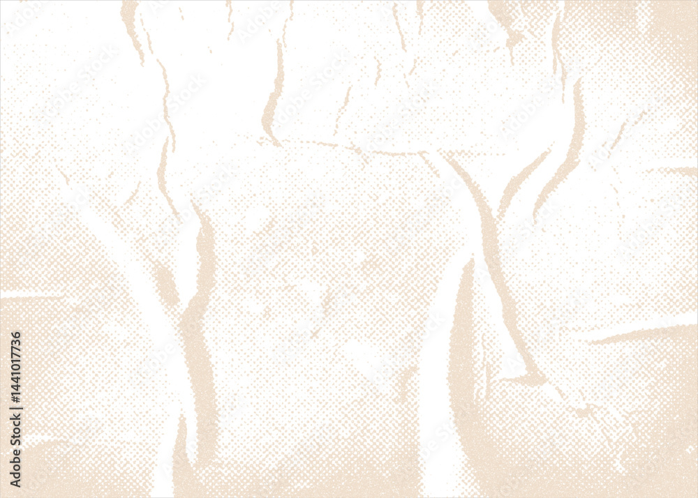 White craft paper background. Vector halftone. Pastel craft texture ...