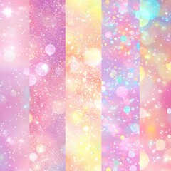 Poster - Abstract colorful sparkling background of festive party, decoration, celebration, event for graphic design, wallpaper