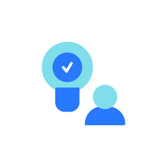 Poster - Teamwork Icon Representing Collaboration and Success in Business Strategy Planning and Innovative Solutions