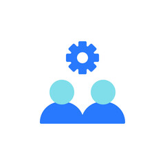 Poster - Teamwork and Business Collaboration Icon Representing Strategy and Innovation for Success in Professional Environment