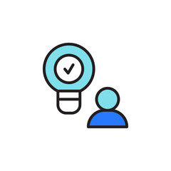 Poster - Teamwork and Business Collaboration Icon Representing Professional Partnership and Strategy Development in a Digital Office Environment
