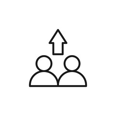Poster - Teamwork and Business Collaboration Icon Illustration Representing Success and Innovation in Professional Development and Strategic Planning